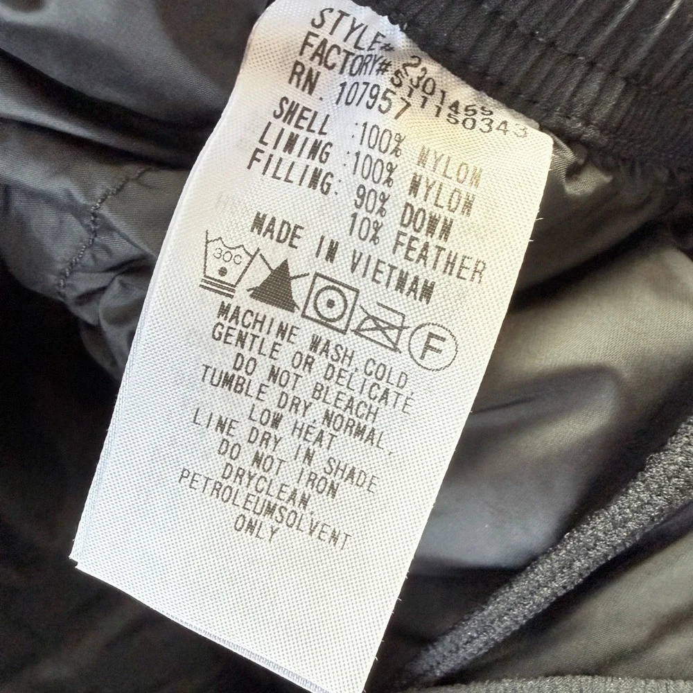 Montbell DRYTEC Down Pants Mens S Black Excellent 800 Fill Power 2301458